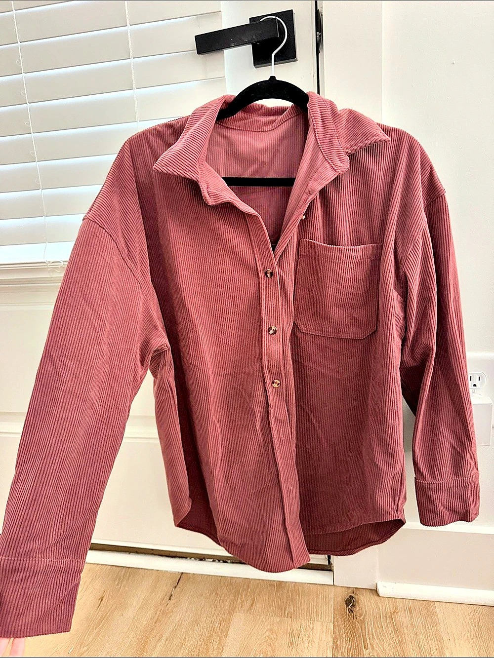 Corduroy Button Down Jacket